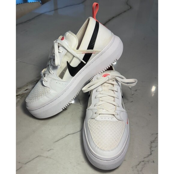 Nike Court Vision Alta TXT Womens Shoes Size 9.5 White CW6536-103 - Picture 3 of 8